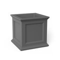 Mayne Fairfield 20 Square Planter, Graphite Grey 5825-GRG